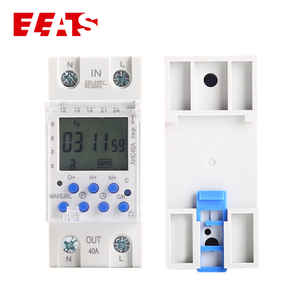 <span class=keywords><strong>Interruptor</strong></span> de Luz <span class=keywords><strong>Digital</strong></span> Semanal <span class=keywords><strong>Programable</strong></span> ELEATS con Temporizador Automático para Riel DIN, 220V CA, 24 Horas, 7 Días, 40A, para el Hogar - Product Image 2