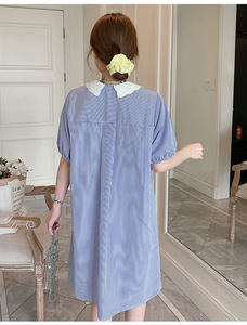 Autunno abito premaman a maniche lunghe versione coreana del tratto nella sezione lunga gonna a coda di pesce di grandi dimensioni <span class=keywords><strong>abbigliamento</strong></span> femminile - Product Image 2