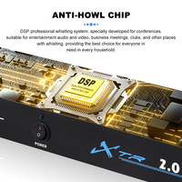 Processeur audio numérique professionnel BMG-XTR 4.0 avec connectivité XLR, sortie stéréo, montage sur table