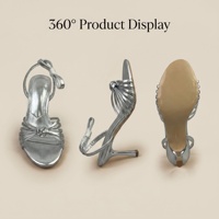 2026 Sandales à plateforme à talons hauts pour femme, argent métallisé, légères, élégantes, à nouer, multi-brides, à enfiler, pour l'été et les soirées