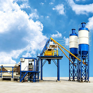 โรงงานผสมคอนกรีตแบบตั้งพื้น HZS50 พร้อมระบบสกิปโฮลสต์ ขนาด 50 ลบ.ม./ชม. โรงงานผสมคอนกรีตขนาดเล็ก - Product Image 4
