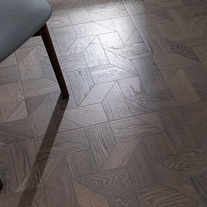 Suelo de Parquet Multicapa de Teca con Textura de Sierra, Resistente a las Manchas y al Agua, Grado AB, 20mm 15mm 14mm, para Casa - Product Image 1