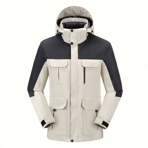 Veste 3-en-1 de marque tendance, coupe-vent, imperméable, pour activités de plein air, vêtements de montagne, vestes amovibles pour l'extérieur - Product Image 2
