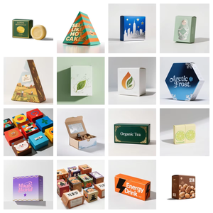 Caja de Embalaje para Bandas Adhesivas de Papel Reciclado Brillante de Diseño Moderno con Forro de Esponja, Caja de Cartón Ecológica Personalizada para Colgar en la Oreja - Product Image 3