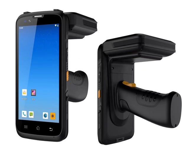 Long Distance 860-960MHz Handheld UHF RFID Reader WiFi BT Android Rugged Mobile Data Terminal for Warehouse Inventory Control