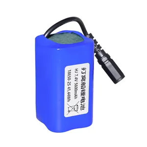 מפעל 7.4V 5600mAh 18650 5C הפעלה צעצוע קן דיג פיתיון צעצוע סירת מנוע כלי חשמל סוללות