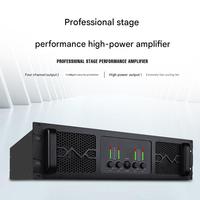 . Amplificateur audio haute puissance classe TD 2U pour montage en rack, Bluetooth, en métal, pour haut-parleur de sonorisation, lecteur karaoké, rectangulaire, classe D, Alnico