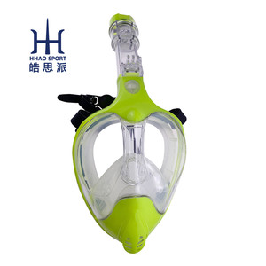 Máscara de Snorkel de Cara Completa Hhao Sport para Niños, Antivaho, Vista Amplia, Equipo de Buceo de Fácil Respiración - Product Image 1