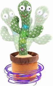 Cactus Électrique Dansant : 120 Chansons, Chantant, Parlant, Enregistre et Répète ce que vous dites - Product Image 2