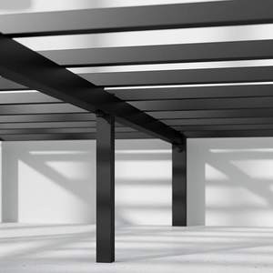 New Design Modern Apartment <strong>Metal</strong> Platform Tubular Steel <strong>Bed</strong> <strong>Frame</strong> Queen Iron Full Double Queen Size For Hotel