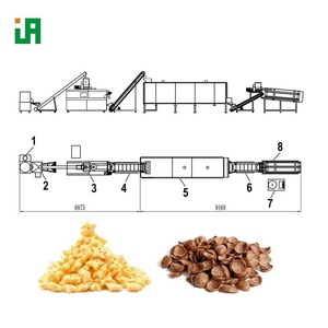 Halal thành phần Multigrain Snack ngon miệng bơ hạt đùn và sấy khô máy làm cho Snack - Product Image 1