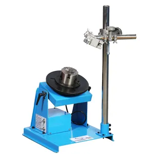 welding turntable 10kg rotary welding positioner with chuck 65mm and foot pedal