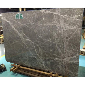 HDSTONE, losa de mármol gris Emperador Herms de plata pulida personalizable para comedor, cocina, Hotel, escalera decorativa para suelo de pared - Product Image 2