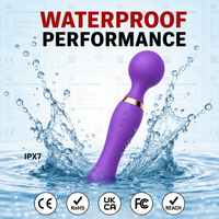 Masseur vibrant rechargeable en silicone à 20 vitesses pour stimulation clitoridienne et du point G, jouet pour adultes pour femmes, certifié CE RoHS