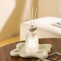 Diffuseur à bâtonnets en verre 350 ml grande capacité pour huiles essentielles, DIY, décoration maison, chambre, salle de bain, parfum d'ambiance, vente en gros