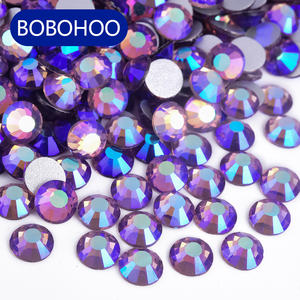 Bobohoo Groothandel Glas Ab Kristal Multicolor Strass SS3-SS30 Niet-Hot-Fix Nail Flatback Strass Bulk Voor Diy Ambachten - Product Image 1