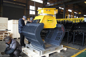 Di alta qualità <span class=keywords><strong>Hardox</strong></span> acciaio 4-36tons escavatore idraulico demolizione pinza di smistamento pinza - Product Image 6