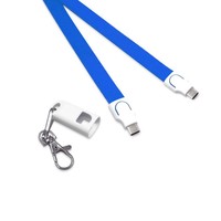 Chargeur USB 2-en-1 double Type C personnalisé avec logo, certifié CE RoHS, en polyester durable, impression par transfert thermique, 60W PD, 90cm, promotions