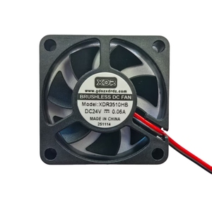 Xdr 3510 12V 24V bóng mang <span class=keywords><strong>fan</strong></span> hâm mộ, siêu mỏng hộp vuông DC <span class=keywords><strong>fan</strong></span> hâm mộ, customizable.35x35x10mm - Product Image 3