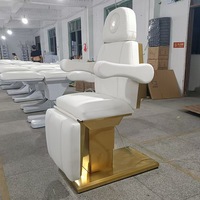 Table de massage électrique moderne et luxueuse à 3/4 moteurs réglables pour salon, spa, soins du visage et esthétique