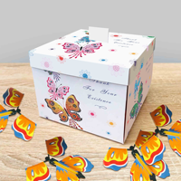 Nouvelle Arrivée Explosion Surprise Box Flying Butterfly Box Fête D'anniversaire DIY Lover Surprise Gift Box