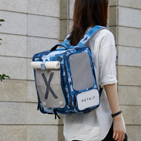 Sac à dos de transport pour animaux de compagnie PETKIT BREEZY X ZONE, tendance, écologique, respirant, portable, extensible, pour voyages en extérieur, avec fermeture éclair