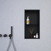 Niche murale de salle de bain encastrée en acier inoxydable personnalisée niche murale de douche rectangulaire niche de douche en acier inoxydable