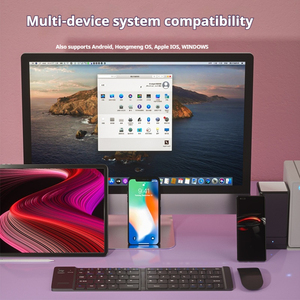 <span class=keywords><strong>Tastiera</strong></span> pieghevole MINI muto <span class=keywords><strong>Smartphone</strong></span> Tablet Computer regalo <span class=keywords><strong>tastiera</strong></span> Wireless supporto portatile Mac Win Android - Product Image 6