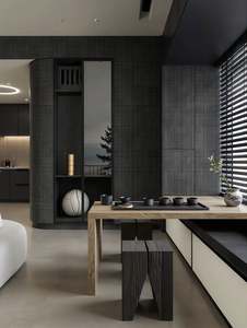 Contemporary Modern Wooden Panel Wall-Mounted TV Cabinet <b>Shoe</b> <b>Rack</b> Home Furniture for Living Room for Stackable Apartment Hotel - Product Image 3