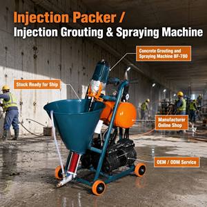 <b>Waterproof</b> Steel Cement Plastering Machine Mortar Concrete <b>Spraying</b> Grouting Equipment Machine BF780 Category Waterproofing - Product Image 1