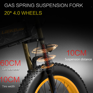 HEZZO Vélo électrique 1000W 48V 17.5AH Batterie au lithium Vitesse rapide Pneu tout-terrain Ebike pour adulte Entrepôt UE Royaume-Uni Livraison gratuite - Product Image 5