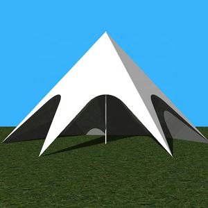 Sıcak satış ucuz özel aile açık düğün parti yıldız şekilli çadır - Product Image 5