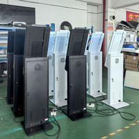 Kiosque de paiement en libre-service de 27 pouces, borne de commande automatique, machine photomaton avec caméra et lecteur de codes-barres – Vente en gros usine