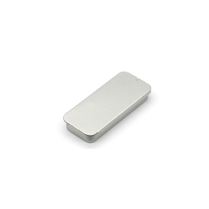 Sliding Tin Box Tin Slide Tin Box Mint Solid Perfume Soap Wholesale Small Rectangular Sliding Top Cover Metal Sliding Tin Box