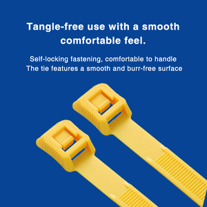 เคเบิลไทร์ไนลอน 66 คุณภาพดีที่สุด KSS FCV-391 แบบกลับด้านได้ ขนาด 9 มม. สีดำ สำหรับงานอเนกประสงค์ที่ได้รับการรับรอง - Product Image 5