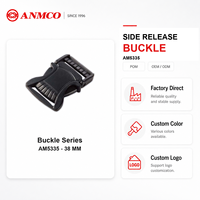 Boucle à dégagement latéral pour bagages, modèle AM5335, OEM/ODM, couleur et logo personnalisés, fourniture directe usine pour services d'approvisionnement B2B