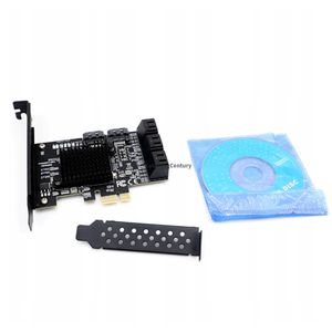 Carte adaptateur SATA 3.0 PCI PCIe 1X vers 8x, haute qualité, 6 Gb/s, 8 ports, carte d'extension SATA, vente chaude - Product Image 6