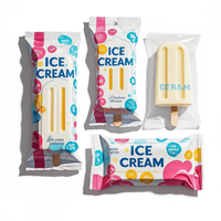 Sachets personnalisés imprimés pour sucettes glacées, bonbons, snacks, aliments pour bébés, aliments pour animaux, sacs en plastique pour barres chocolatées et sucettes glacées