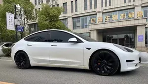 18 inci Sporty ABS hitam Matt HubCap cocok untuk Tesla Model 3 penutup roda Model 3 Bodykit