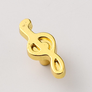 Accesorio para Instrumento Musical, Soporte para Teclado de Piano con Forma de Clave de Sol, Color Dorado, Modelo B-605 - Product Image 4