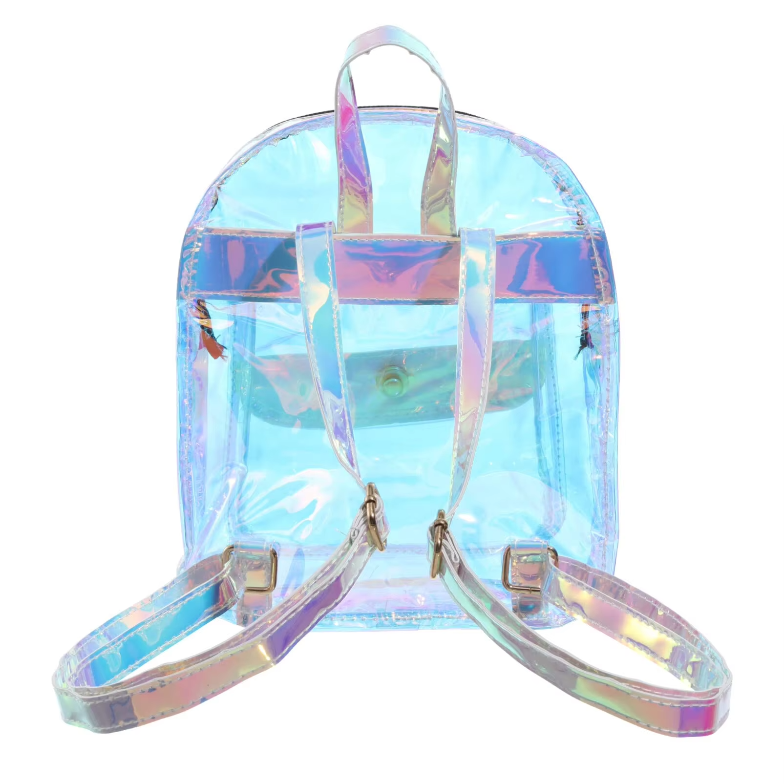 clear fashion mini girl backpack Wholesale Fashion Holographic PVC Bag Colorful Girls Mini Jelly Backpack  Transparent Clear PVC Women's Backpack| Alibaba.com