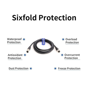 Không thấm nước Thông tư Cáp M8 M12 5m 2pin 4pin 6pin 8Pin cáp kết nối - Product Image 5