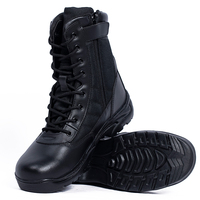 Bottes d'entraînement mi-mollet légères et respirantes en cuir de vache et tissu tressé, chaussures de randonnée antidérapantes toutes saisons