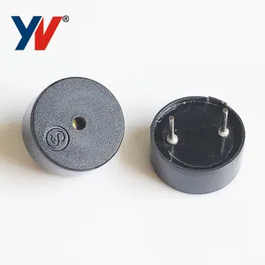 Mini alarma electrónica de sonido fuerte redondo, piezoeléctrico zumbador pasivo de 12mm, 13mm, 17mm, 1,5 v, 3v, 5v, 12v