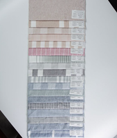 Nouveauté, vente chaude, tissu rayé cationique 100% polyester, doux et lisse, pour la literie et les textiles de maison
