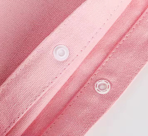 Bolsa de Lona de Algodón Reciclable Personalizada con Logotipo Serigrafiado, Color Natural, Reutilizable, con Asa Plegable de Tela No Tejida - Product Image 4