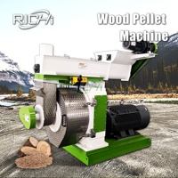 Broyeur à granulés de paille et de bois certifié CE, de bonne stabilité, avec excellente réputation en Allemagne, capacité de 1 tonne par heure, à vendre
