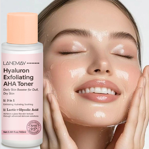 โทนเนอร์บำรุงผิวหน้าสูตรอ่อนโยนจากเกาหลี <span class=keywords><strong>AHA</strong></span> <span class=keywords><strong>BHA</strong></span> PHA ช่วยผลัดเซลล์ผิวและเติมความชุ่มชื้น สำหรับดูแลรูขุมขนและผิวเรียบเนียน ด้วยกรดแลคติกและไกลโคลิก - Product Image 1