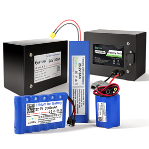 Batterie au lithium 24V, pack de cellules rechargeables ternaires 22.2V 18650 pour pulvérisateurs, outils électriques portatifs et dispositifs de test - Product Image 1