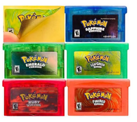 Cartouche de jeu 32 bits pour GBA SP NDSL Emerald FireRed LeafGreen Ruby Sapphire – Coque de cartouche vidéo